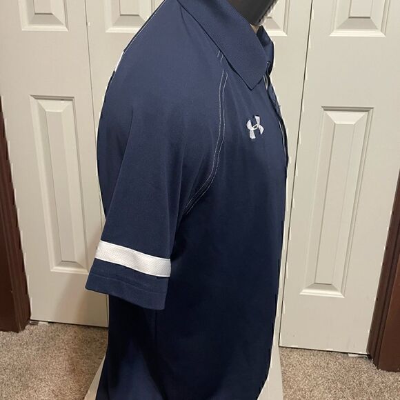 Under Armour HeatGear Mens Bud Light Hotel New York Short Sleeve Polo - Picture 3 of 5